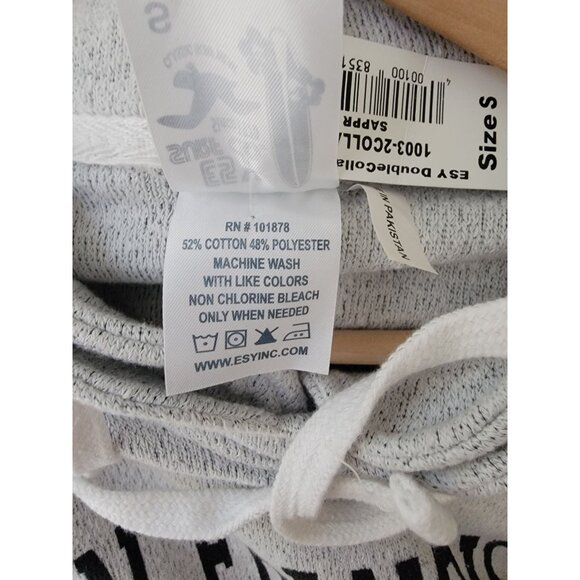 ESY Surf Co SAN FRANCISCO CALIFORNIA Double Collar Long Sleeve Sweater Unisex S - Picture 6 of 7